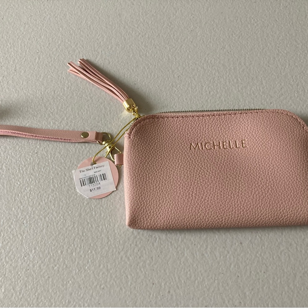 Pink Small Purse “Michelle” New With Tag by Chosen Zipper Closure